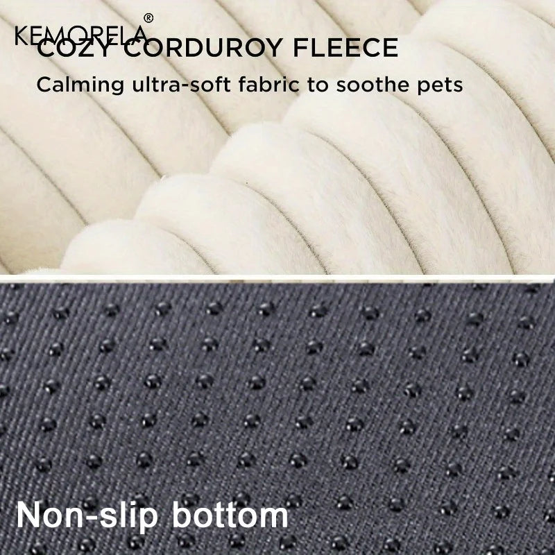 Purely Pawsome™ Orthopedic Plush Dog Bed - High Resilience Support Mattress for Medium & Large Dogs