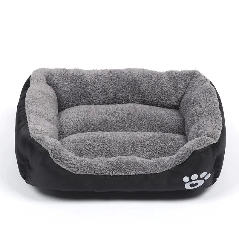Purely Pawsome™ Soft Square Large Dog Sofa - Elastic Cushion Winter Warm Kennel