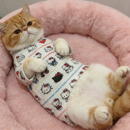 Purely Pawsome™ Fashionable Sanrio Pet T-Shirt - Soft Printed Sleeveless Top