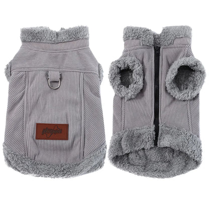 Purely Pawsome™ Warm Winter Fleece Jacket - Windproof Waterproof Coat for Small & Medium Dogs