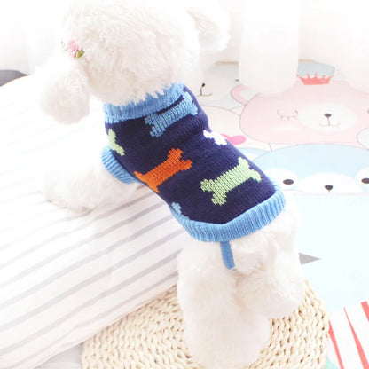 Purely Pawsome™ Cozy Knitted Dog Sweater - Winter Warmth for Small & Medium Dogs