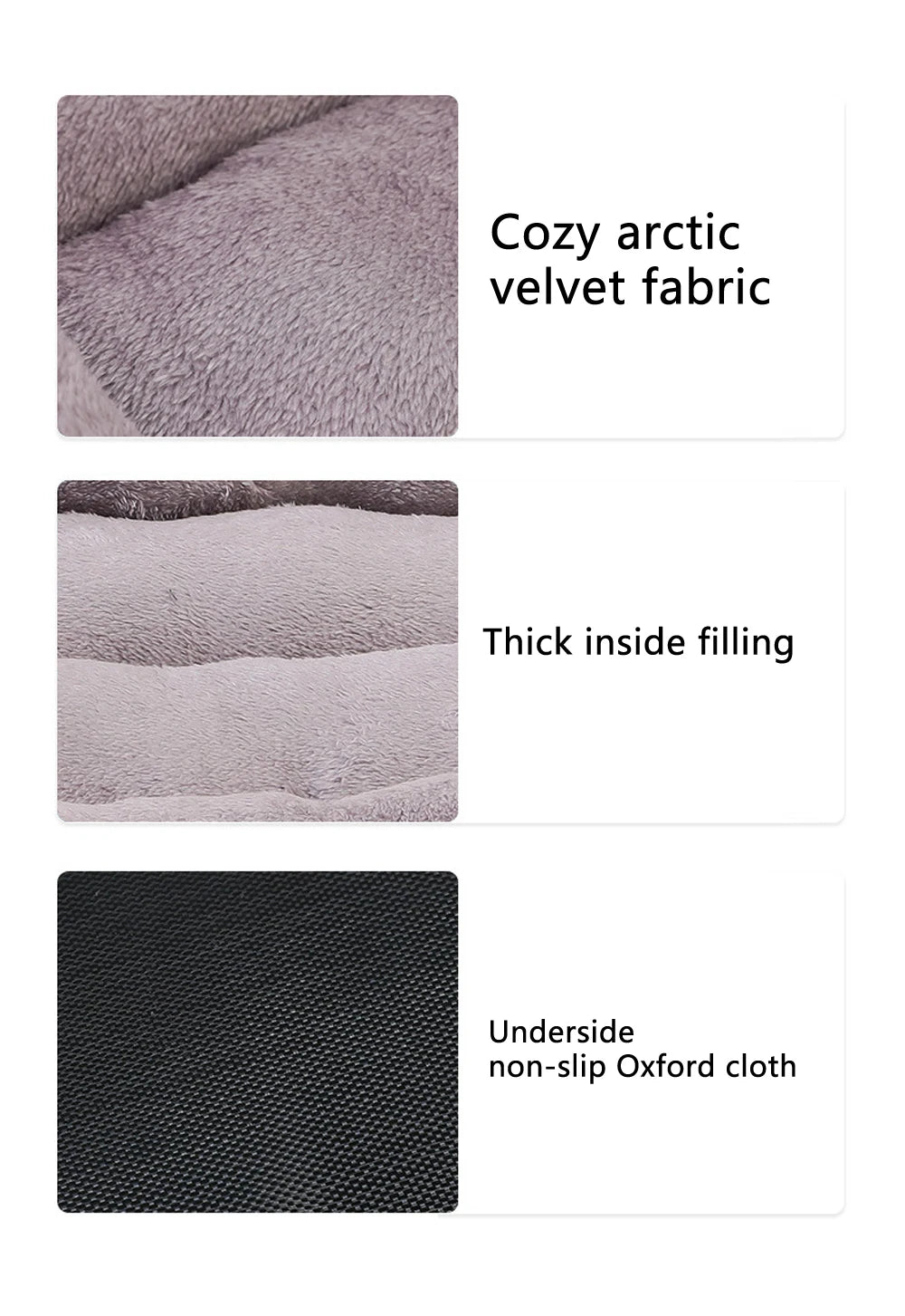 Purely Pawsome™ Soft Square Large Dog Sofa - Elastic Cushion Winter Warm Kennel