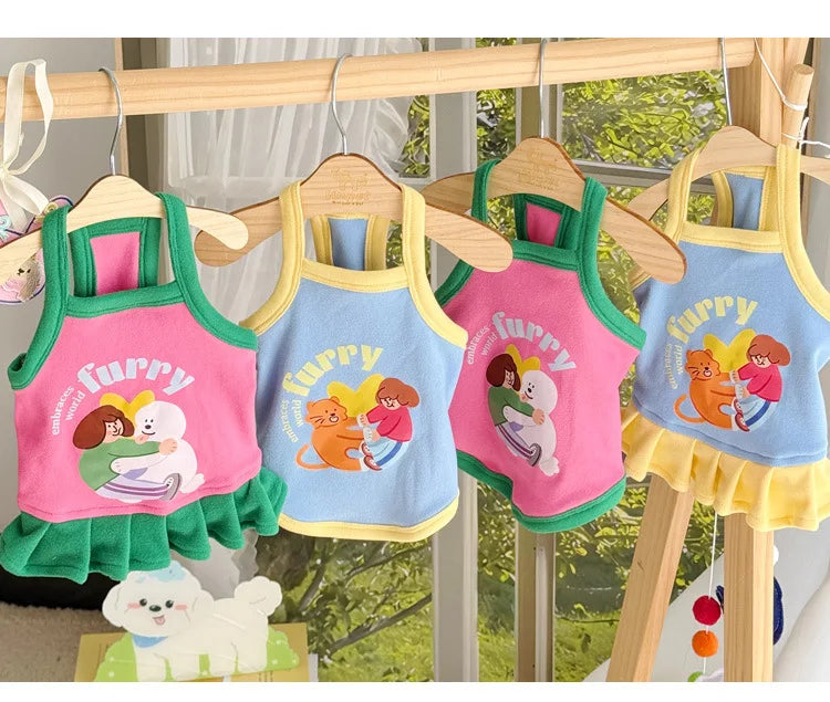 Purely Pawsome™ Summer Strap Outfit - Cute Thin Clothing for Small Dogs & Cats
