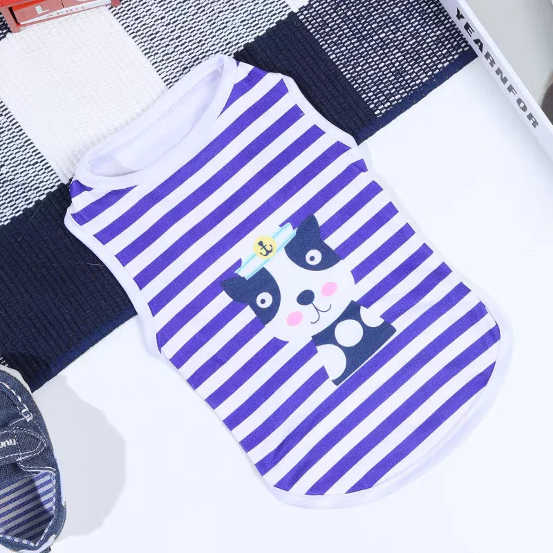 Purely Pawsome™ Cute Summer Cooling Vest - Cartoon Soft Clothing for Dogs