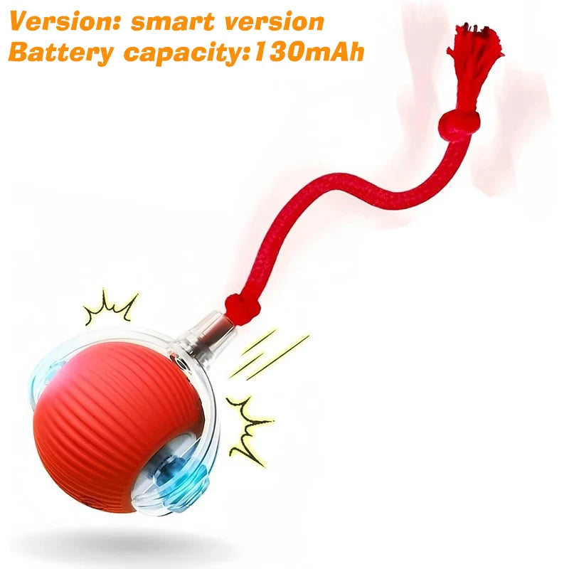 Purely Pawsome™ Cat Interactive Ball Toy - Automatic Rolling Rechargeable Smart Kitten Ball