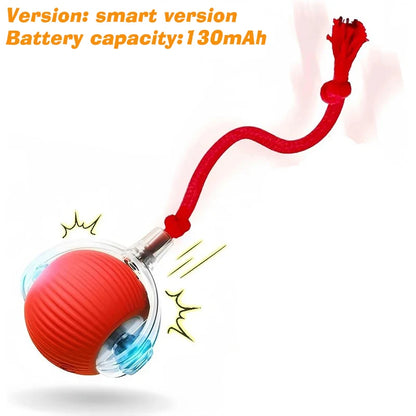 Purely Pawsome™ Cat Interactive Ball Toy - Automatic Rolling Rechargeable Smart Kitten Ball