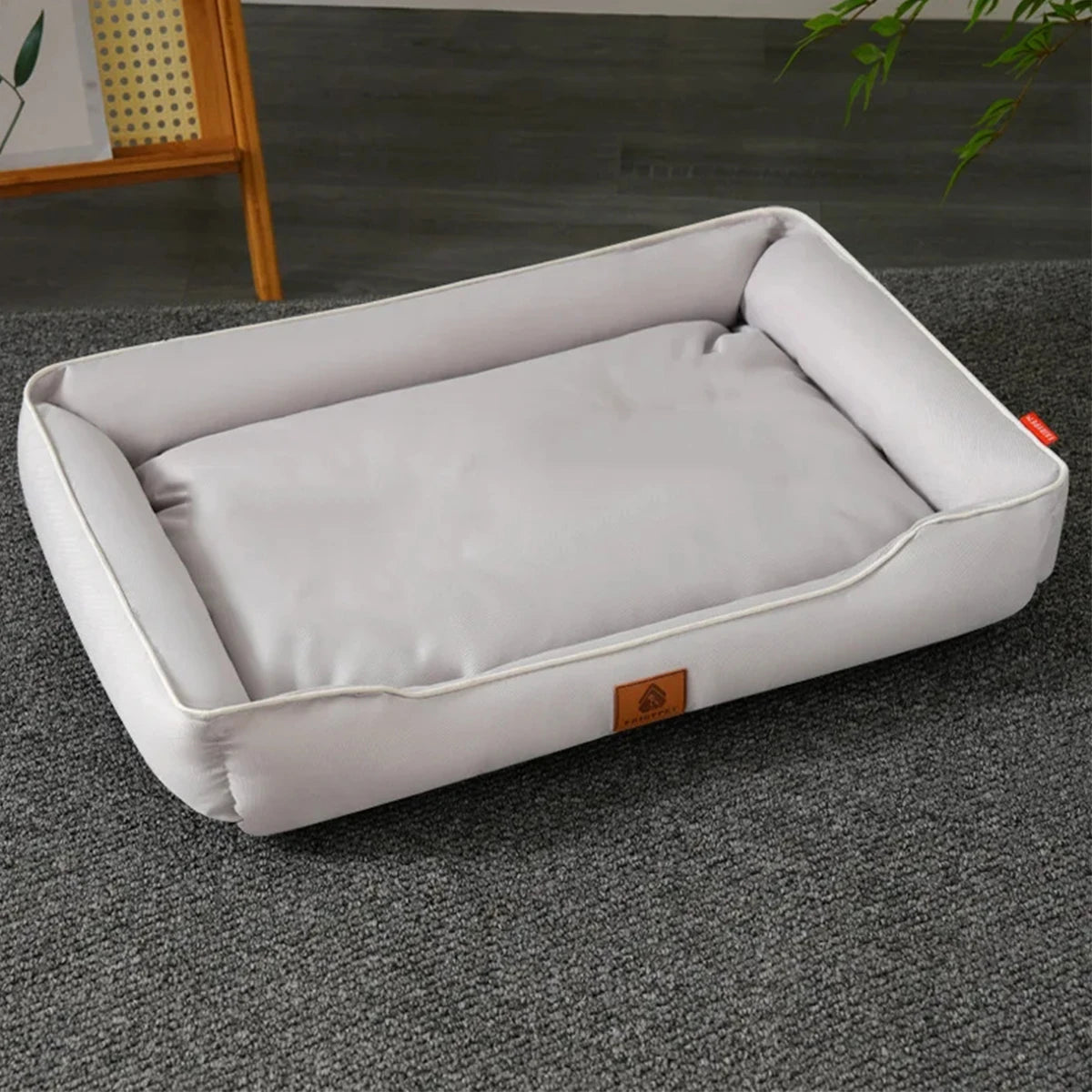 Purely Pawsome™ Four Season Square Dog Bed - Bite-Resistant Waterproof Mattress for Large Dogs
