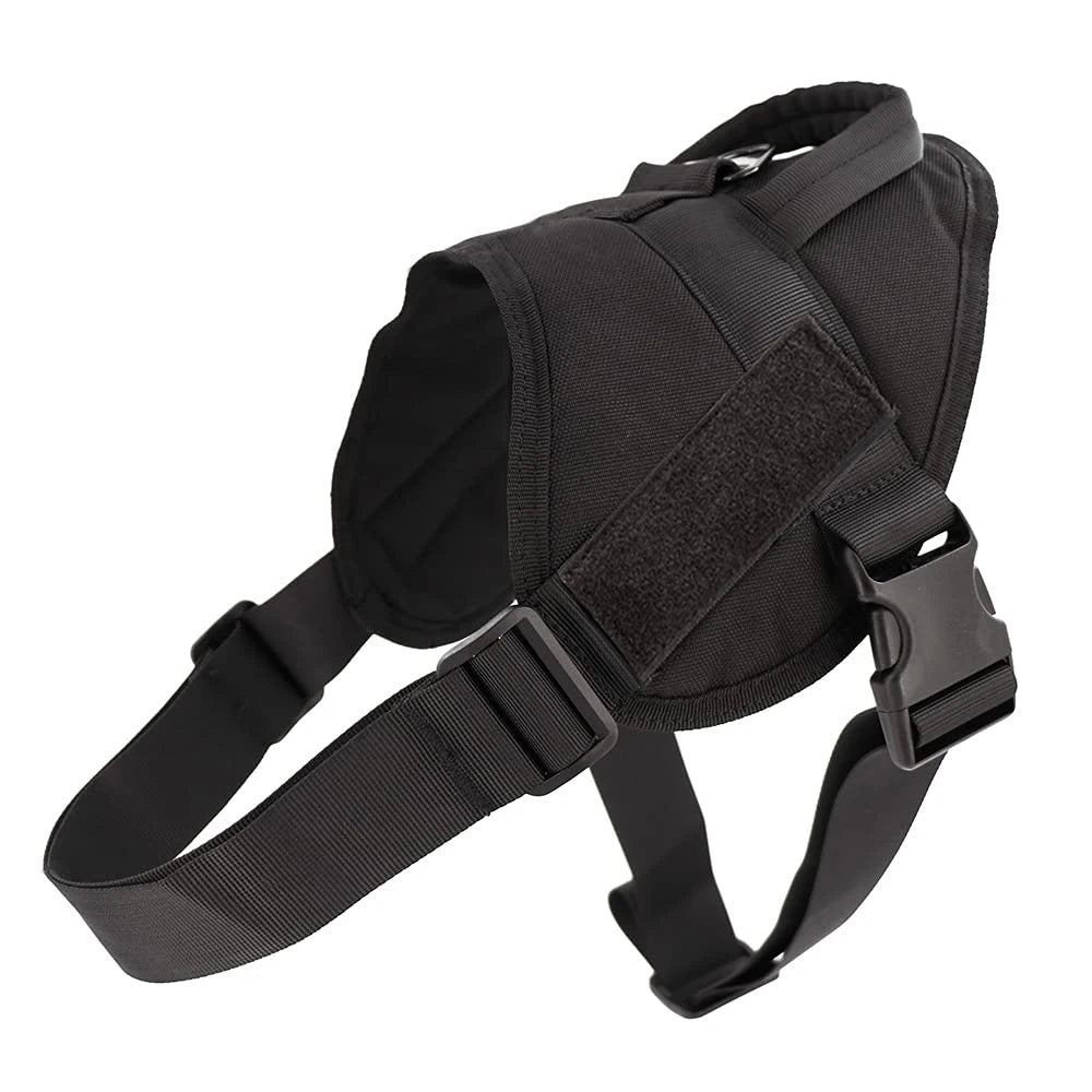 Purely Pawsome™ Tactical Dog Vest - Training Military Patrol Service Dog Harness with Handle