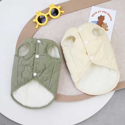 Purely Pawsome™ Warm Winter Pet Vest Jacket - Cotton Coat for Small & Medium Puppies