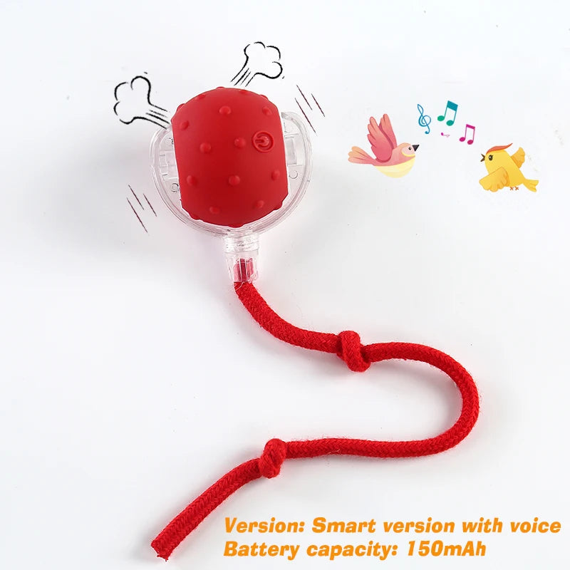Purely Pawsome™ Cat Interactive Ball Toy - Automatic Rolling Rechargeable Smart Kitten Ball
