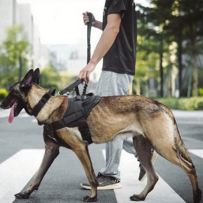 Purely Pawsome™ Tactical Dog Vest - Training Military Patrol Service Dog Harness with Handle