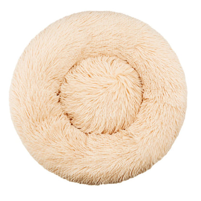 Purely Pawsome™ Round Pet Bed - Super Soft Plush Dog House for Large Dogs (40-90cm, 6 Sizes)