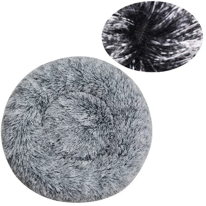 Purely Pawsome™ Round Pet Bed - Super Soft Plush Dog House for Large Dogs (40-90cm, 6 Sizes)