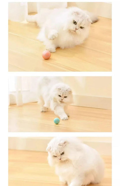 Purely Pawsome™ Interactive Cat Ball - Automatic Indoor Rolling Cat Toy Electric Smart Ball