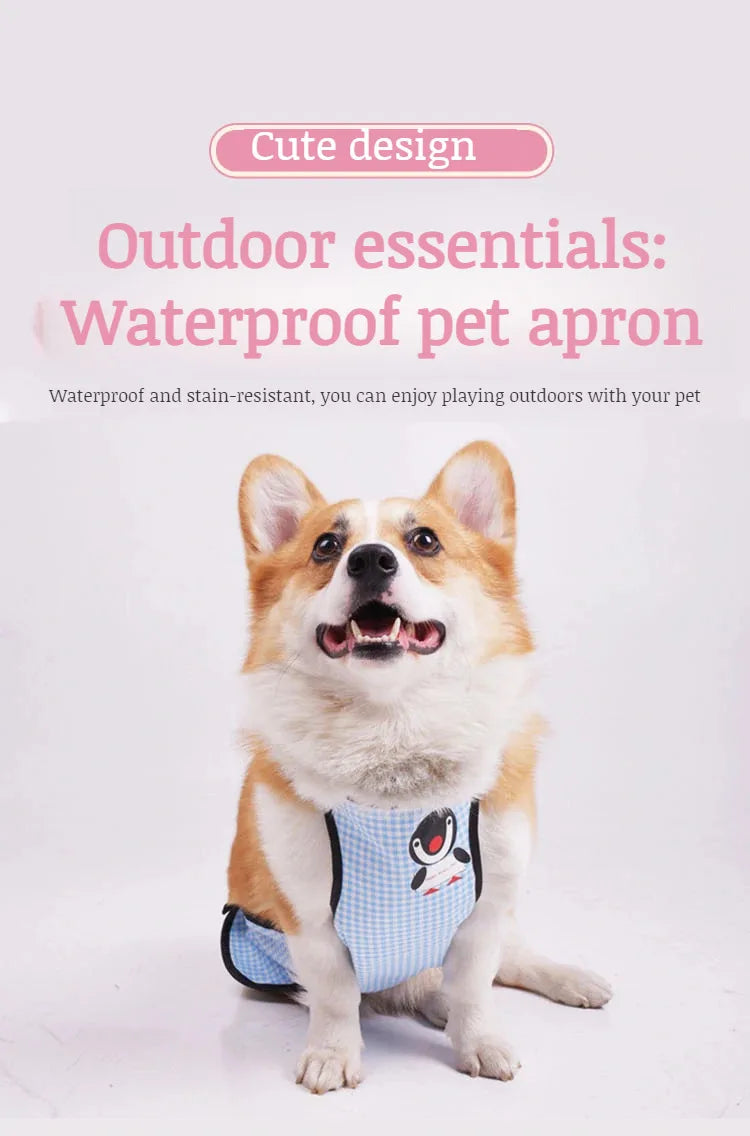 Purely Pawsome™ Dog Belly Cover - Breathable Anti-Dirty Waterproof Belly Band Apron