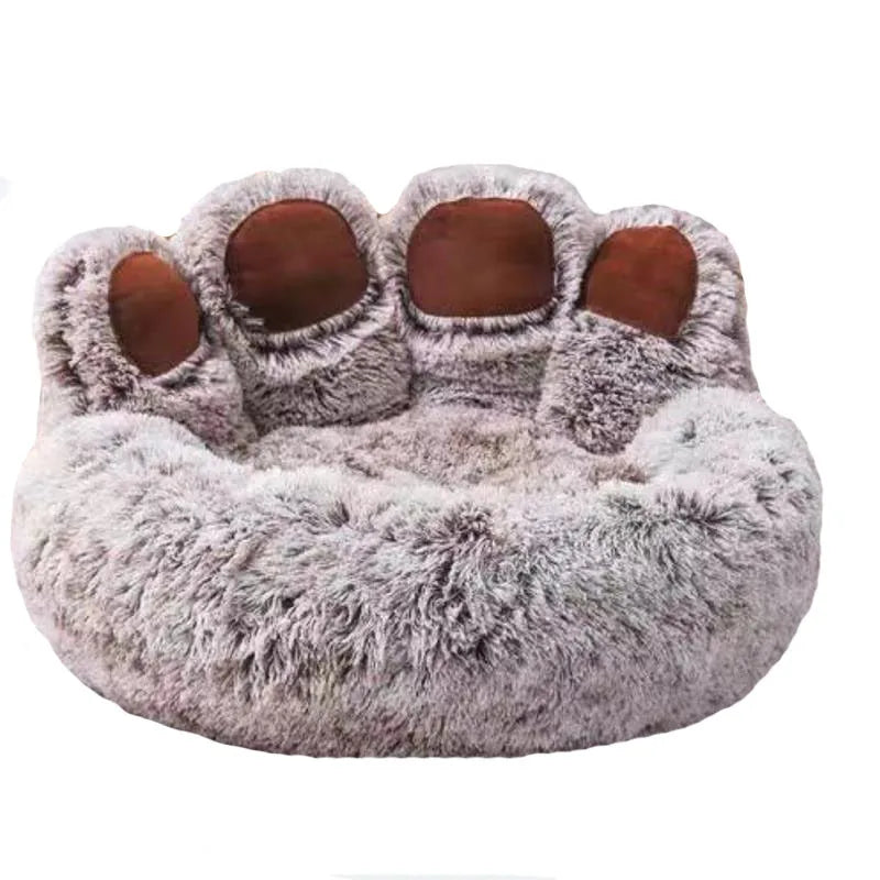 Purely Pawsome™ Fluffy Winter Dog Bed - Plush Kennel Sofa Basket for Large Dogs