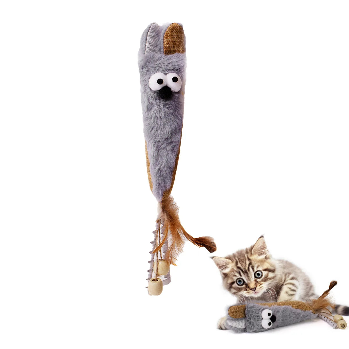 Purely Pawsome™ Electric Interactive Mouse Cat Toy - Funny Plush Smart Pet Movement Toy