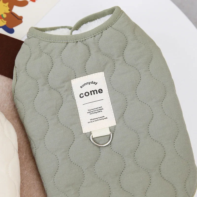 Purely Pawsome™ Warm Winter Pet Vest Jacket - Cotton Coat for Small & Medium Puppies