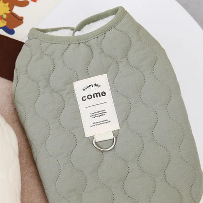 Purely Pawsome™ Warm Winter Pet Vest Jacket - Cotton Coat for Small & Medium Puppies