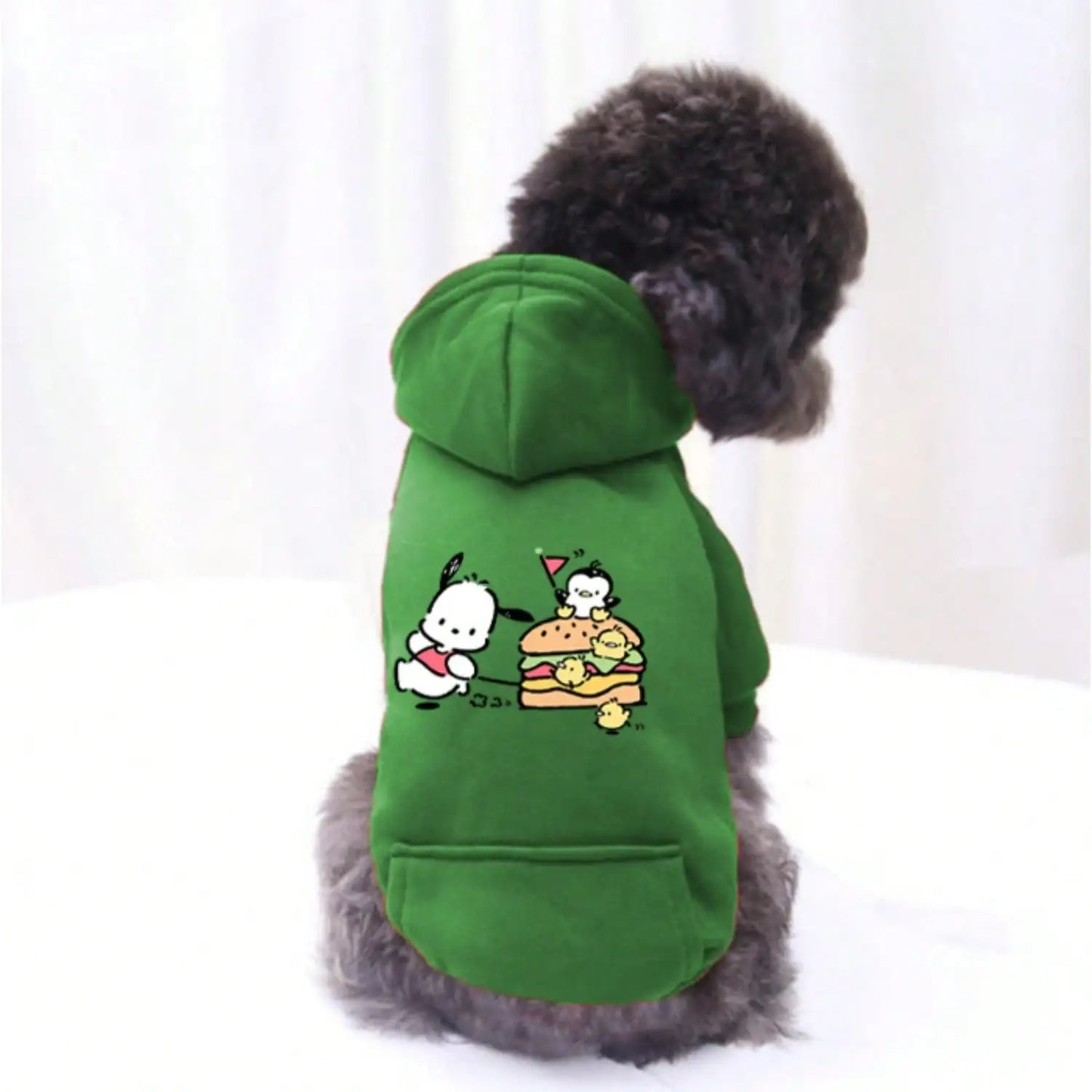 Purely Pawsome™ Cat & Dog Hoodie - Cartoon Sports Style Pet Clothing