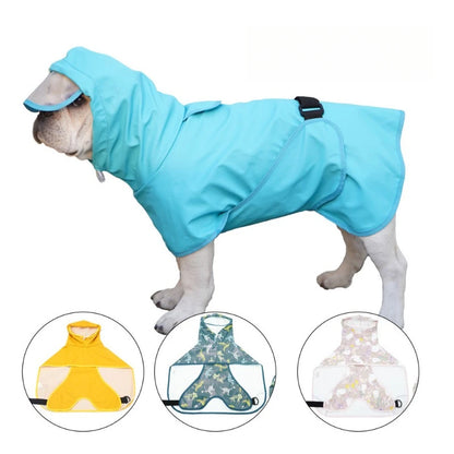 Purely Pawsome™ Waterproof Dog Raincoat - Rain Cloak Jumpsuit for All Dog Sizes (M-9XL)