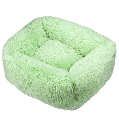Purely Pawsome™ Rectangle Plush Dog Bed - Winter Warm Mat for Small, Medium & Big Pets