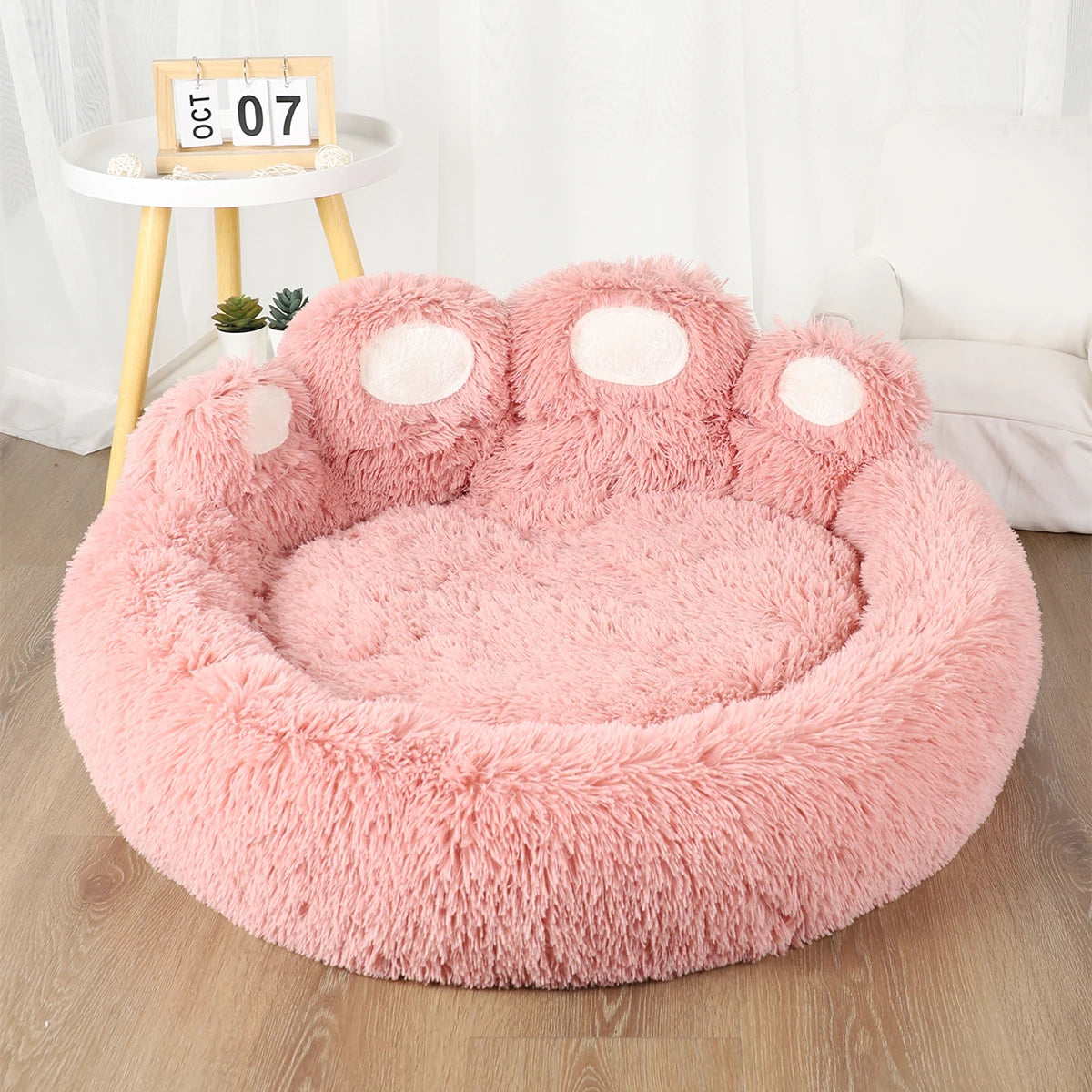 Purely Pawsome™ Fluffy Winter Dog Bed - Plush Kennel Sofa Basket for Large Dogs