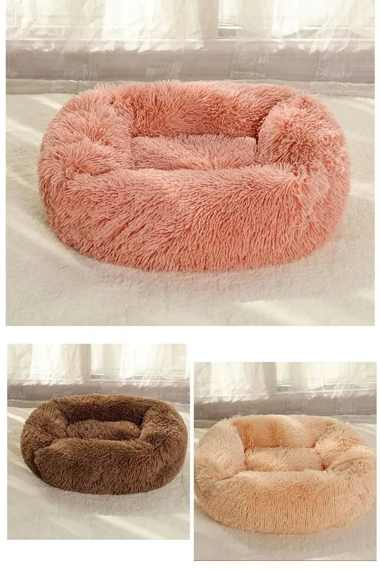 Purely Pawsome™ Rectangle Plush Dog Bed - Winter Warm Mat for Small, Medium & Big Pets