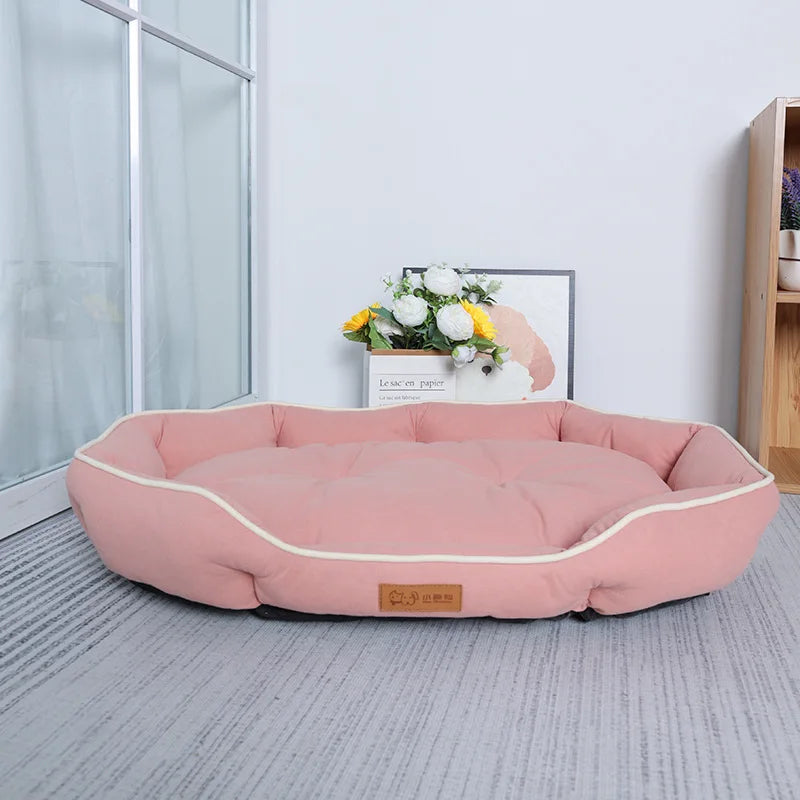Purely Pawsome™ Pet Sofa Sleeping Bed - Large Dog House with Winter Warm Cushion