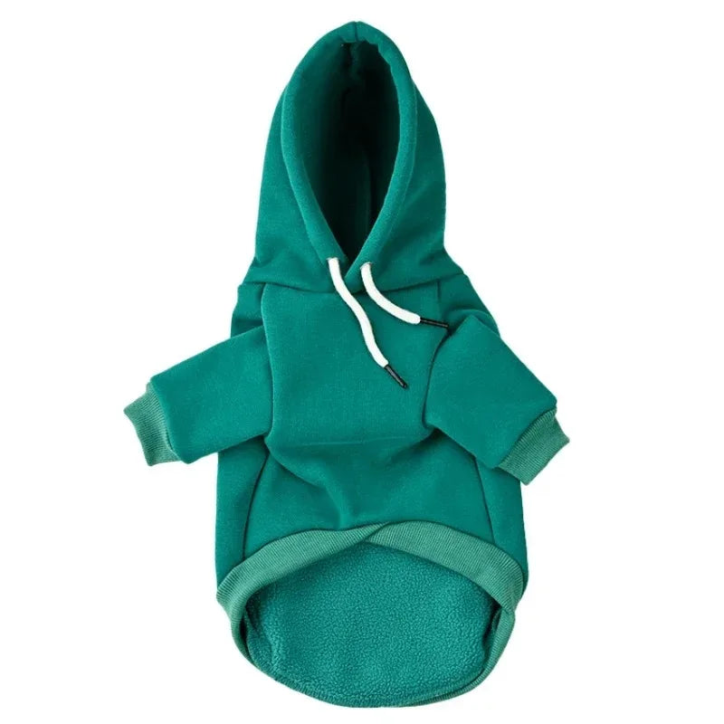 Purely Pawsome™ Warm Fleece Dog Hoodie - Outdoor Vest for Small & Medium Dogs