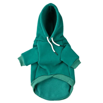 Purely Pawsome™ Warm Fleece Dog Hoodie - Outdoor Vest for Small & Medium Dogs