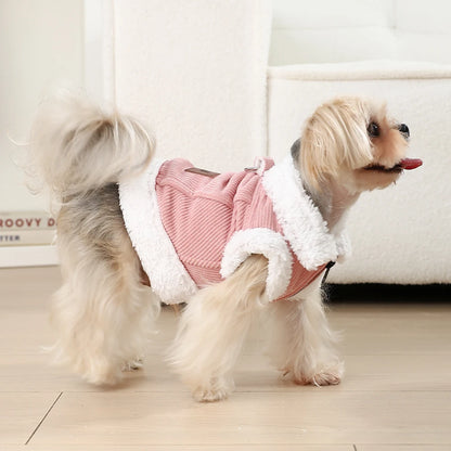 Purely Pawsome™ Warm Winter Fleece Jacket - Windproof Waterproof Coat for Small & Medium Dogs