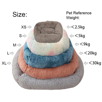 Purely Pawsome™ Rectangle Plush Dog Bed - Winter Warm Mat for Small, Medium & Big Pets