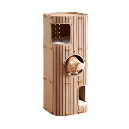 Multi-Layer Cat Nest Cat Climbing Frame Integrated Closed Security Cat Sleeping Nest Scratch-Resistant Wear-Resistant Four-Seas