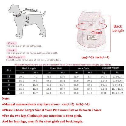 Purely Pawsome™ Warm Winter Fleece Jacket - Windproof Waterproof Coat for Small & Medium Dogs