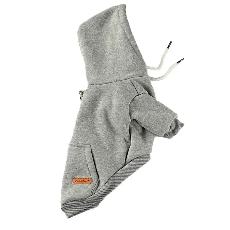 Purely Pawsome™ Warm Fleece Dog Hoodie - Outdoor Vest for Small & Medium Dogs