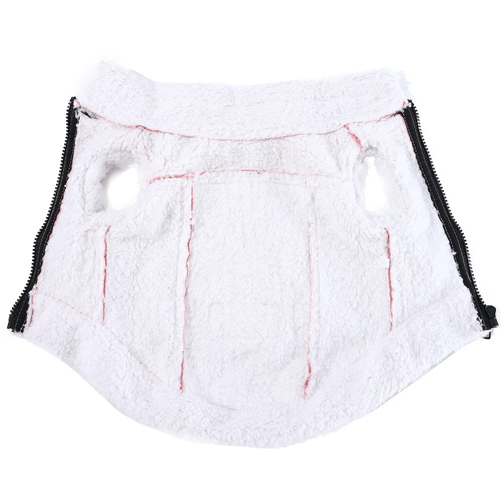 Purely Pawsome™ Warm Winter Fleece Jacket - Windproof Waterproof Coat for Small & Medium Dogs