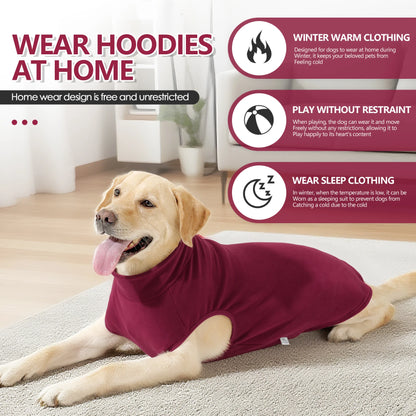Purely Pawsome™ Fleece Dog Sweater - Stretchy Pullover Soft Jacket for All Sizes