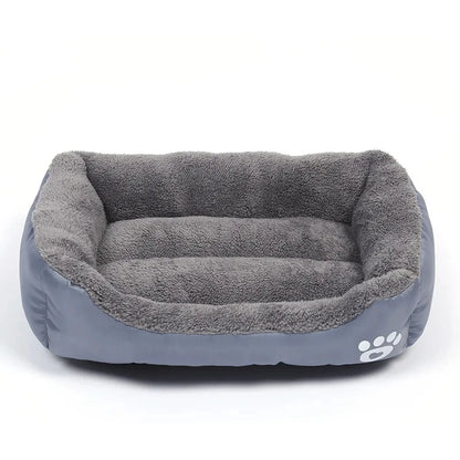 Purely Pawsome™ Soft Square Large Dog Sofa - Elastic Cushion Winter Warm Kennel