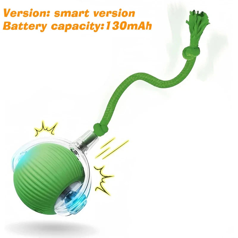Purely Pawsome™ Cat Interactive Ball Toy - Automatic Rolling Rechargeable Smart Kitten Ball