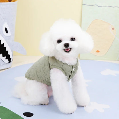 Purely Pawsome™ Warm Winter Pet Vest Jacket - Cotton Coat for Small & Medium Puppies