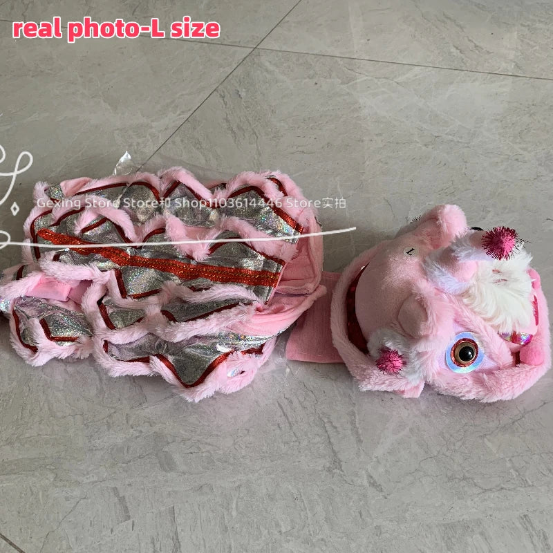Purely Pawsome™ Lion Dance Dog Costume - Chinese New Year Festival Outfit for Dogs & Cats