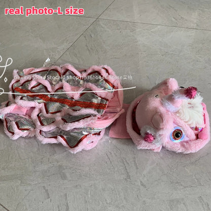 Purely Pawsome™ Lion Dance Dog Costume - Chinese New Year Festival Outfit for Dogs & Cats