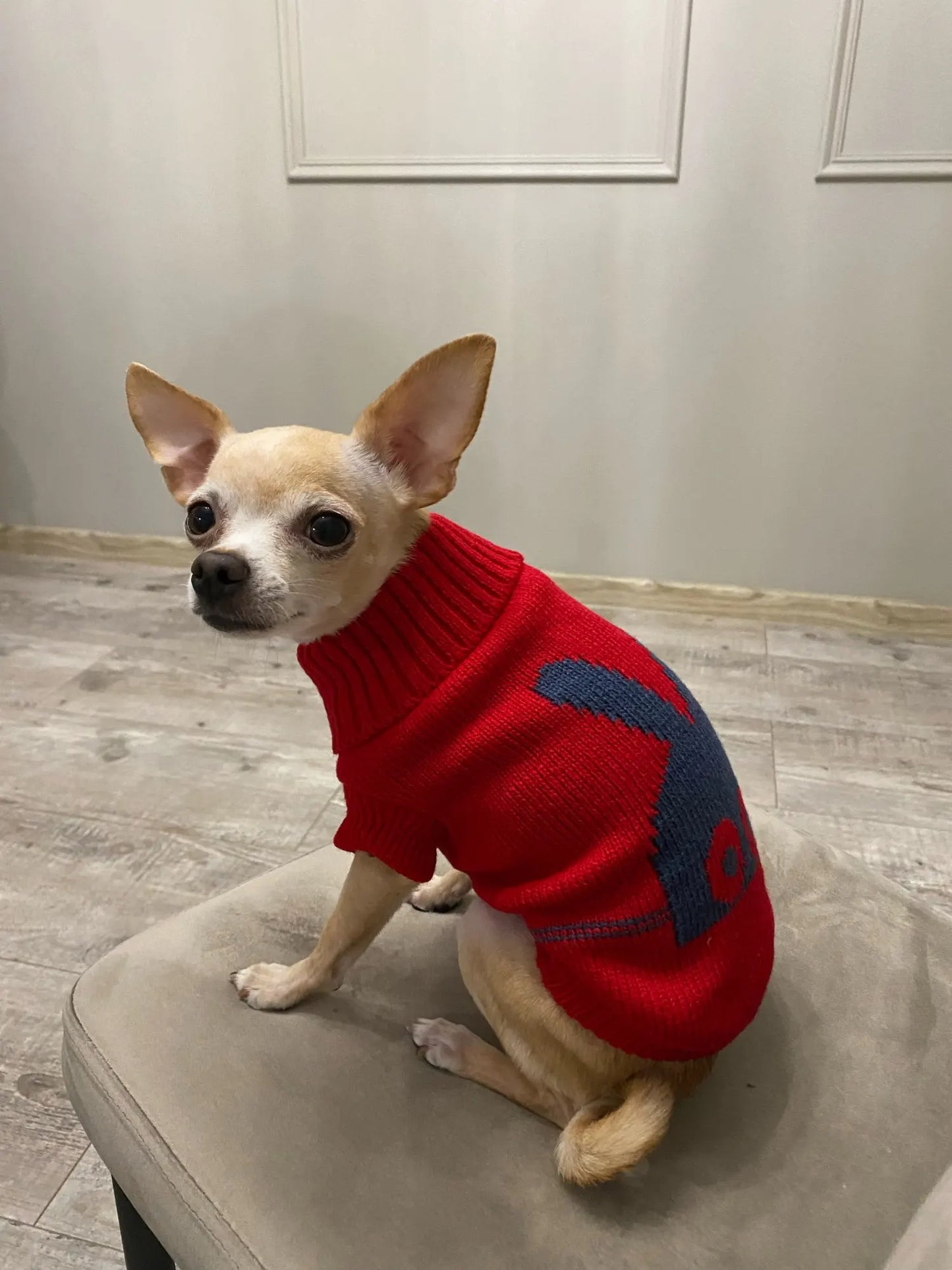 Purely Pawsome™ Cozy Knitted Dog Sweater - Winter Warmth for Small & Medium Dogs