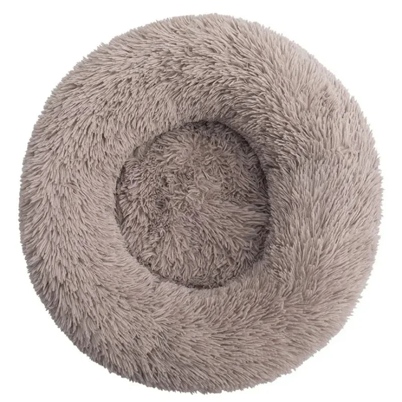 Purely Pawsome™ Round Pet Bed - Super Soft Plush Dog House for Large Dogs (40-90cm, 6 Sizes)