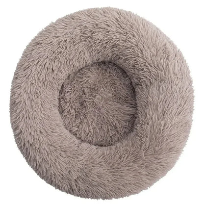 Purely Pawsome™ Round Pet Bed - Super Soft Plush Dog House for Large Dogs (40-90cm, 6 Sizes)