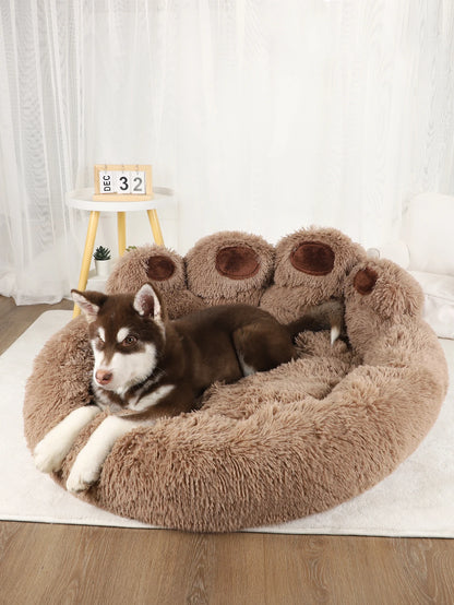 Purely Pawsome™ Fluffy Winter Dog Bed - Plush Kennel Sofa Basket for Large Dogs