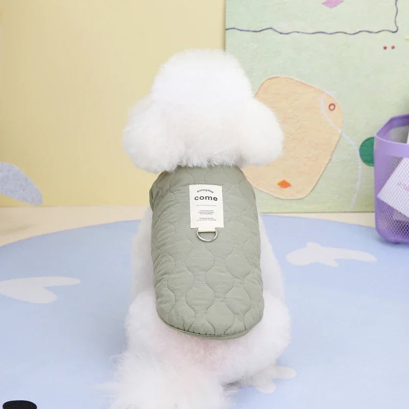 Purely Pawsome™ Warm Winter Pet Vest Jacket - Cotton Coat for Small & Medium Puppies