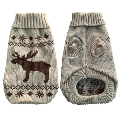 Purely Pawsome™ Cozy Knitted Dog Sweater - Winter Warmth for Small & Medium Dogs