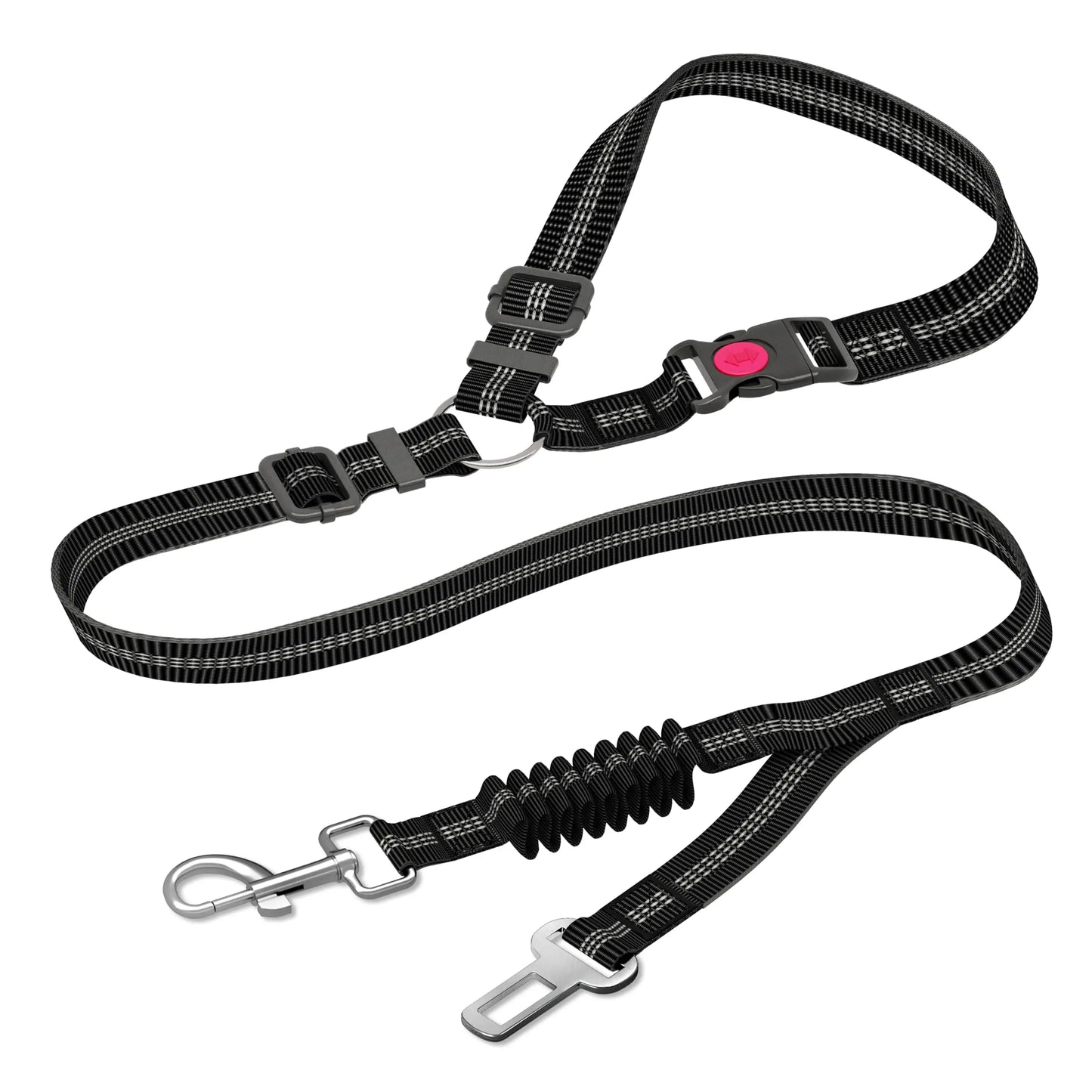 🐾 Purely Pawsome™ Adjustable Heavy Duty Dog Car Seat Belt